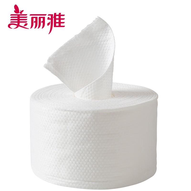 美丽雅棉感卷装棉柔巾20*20*80张(TT)高清大图