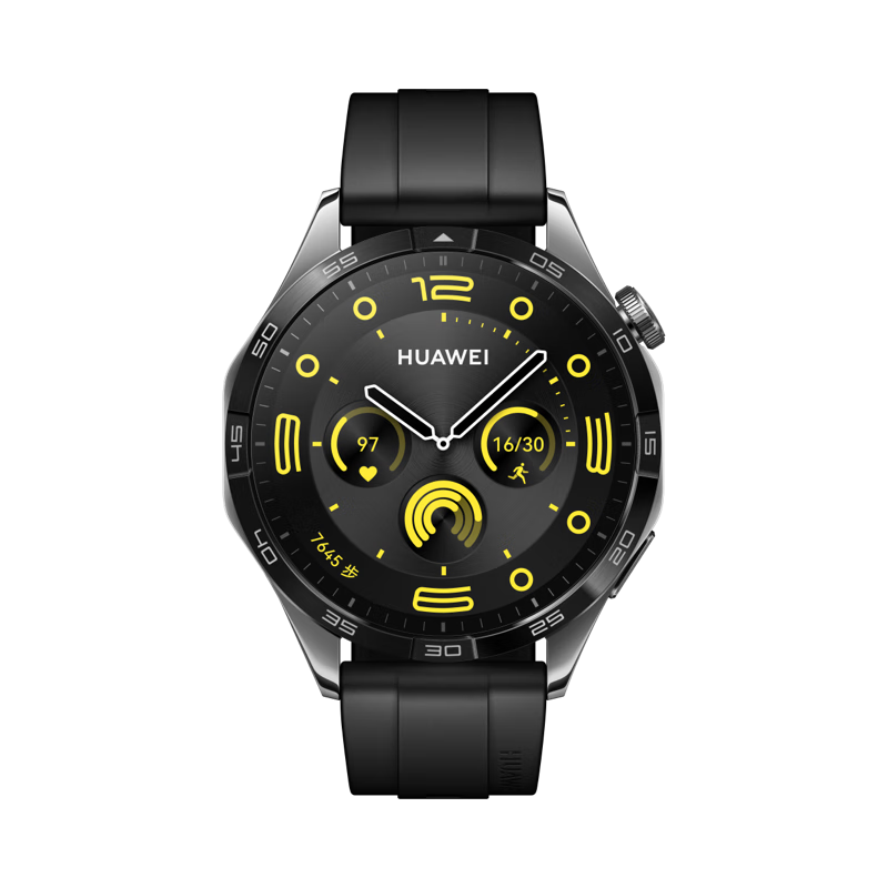 华为 WATCH GT4 46mm曜石黑高清大图