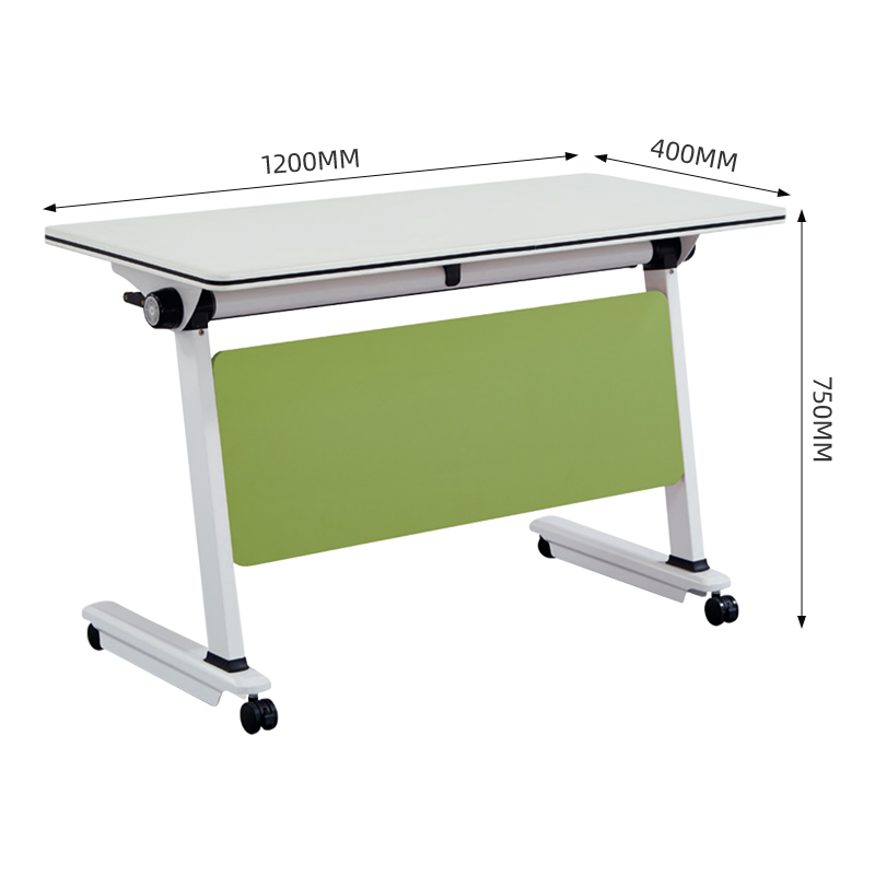 臻远 ZY5041727 折叠办公桌可移动办公桌员工培训桌 F款1.2米高清大图