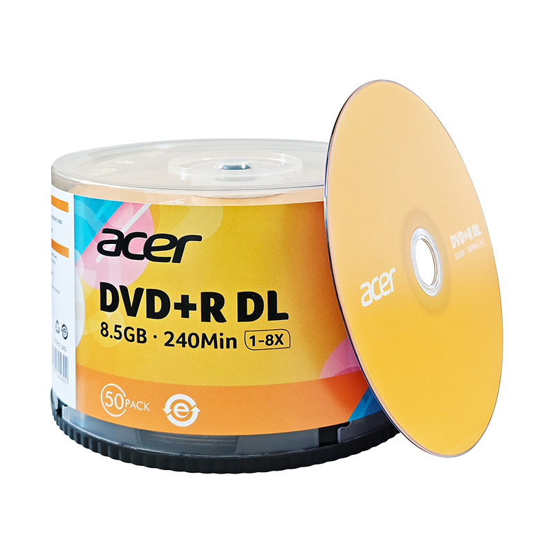 小窝厘 宏碁acerDVD+R DL刻录光盘空白dvd光盘8.5GB大容量光碟刻录盘高清大图