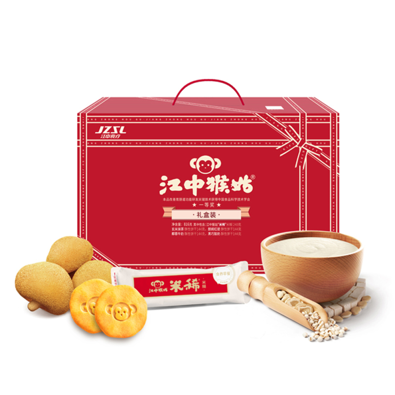 (PD)江中猴姑米稀饼干礼盒816g高清大图