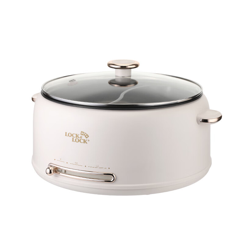 乐扣乐扣(LOCK&LOCK) 2000W电火锅 白色 EJP1347WHT