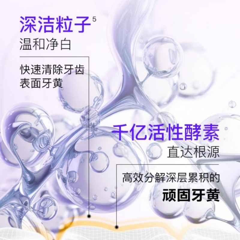 舒客美白酵素牙膏120g*3亮白牙齿去黄去渍 (青柠+樱花+蜜桃)高清大图