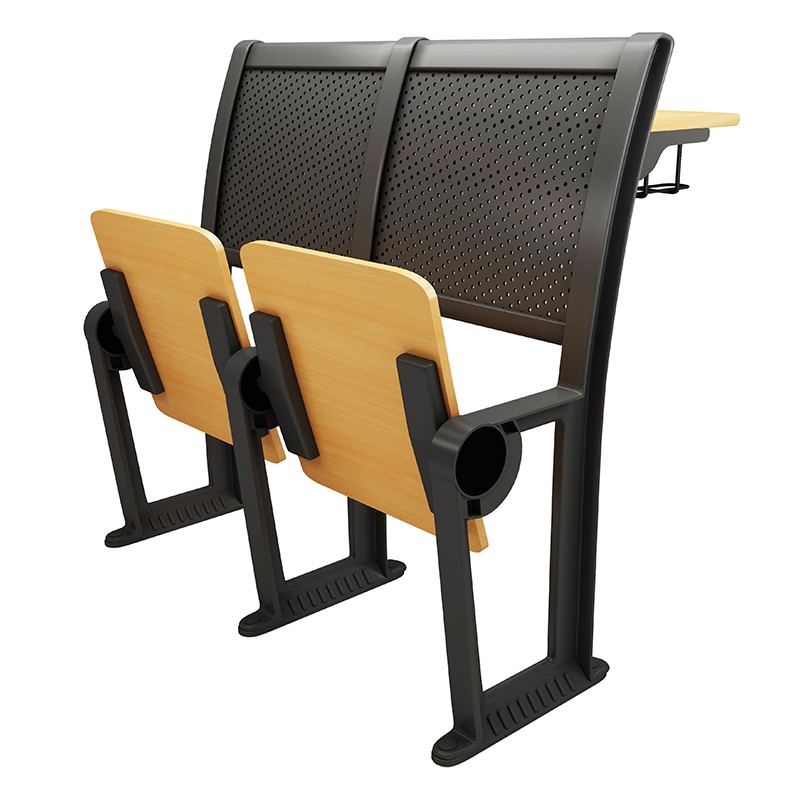 鑫金虎 阶梯椅教室课桌椅学校多媒体教室培训椅铝合金折叠椅报告厅会议椅高清大图