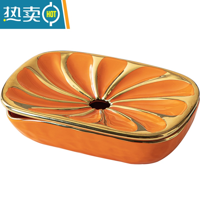 敬平北欧肥皂盒高级感陶瓷香皂盒家用肥皂碟酒店轻奢香皂碟置物架皂碟 肥皂盒(轻奢绿)高清大图