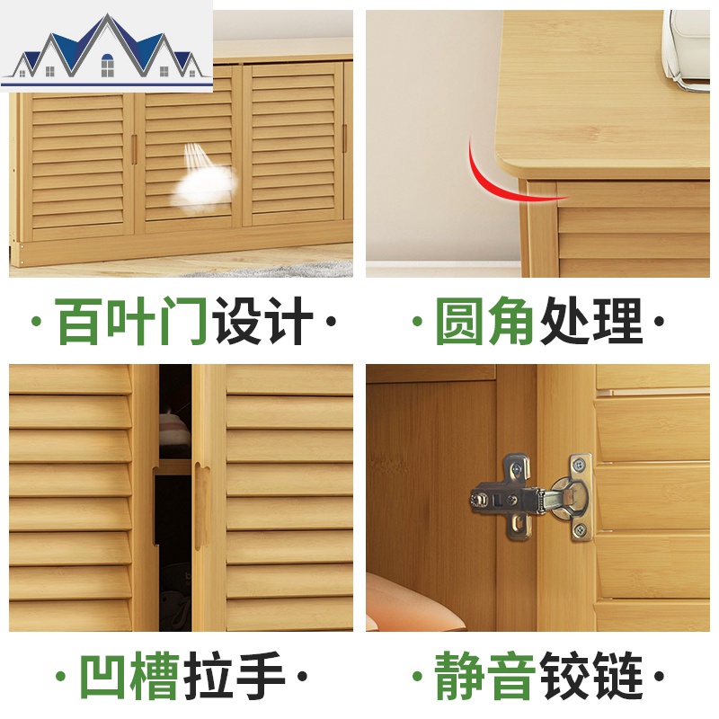 换鞋凳子实木可坐式长条鞋柜北欧进口穿鞋架家用收纳储物置物架 三维工匠收纳凳高清大图