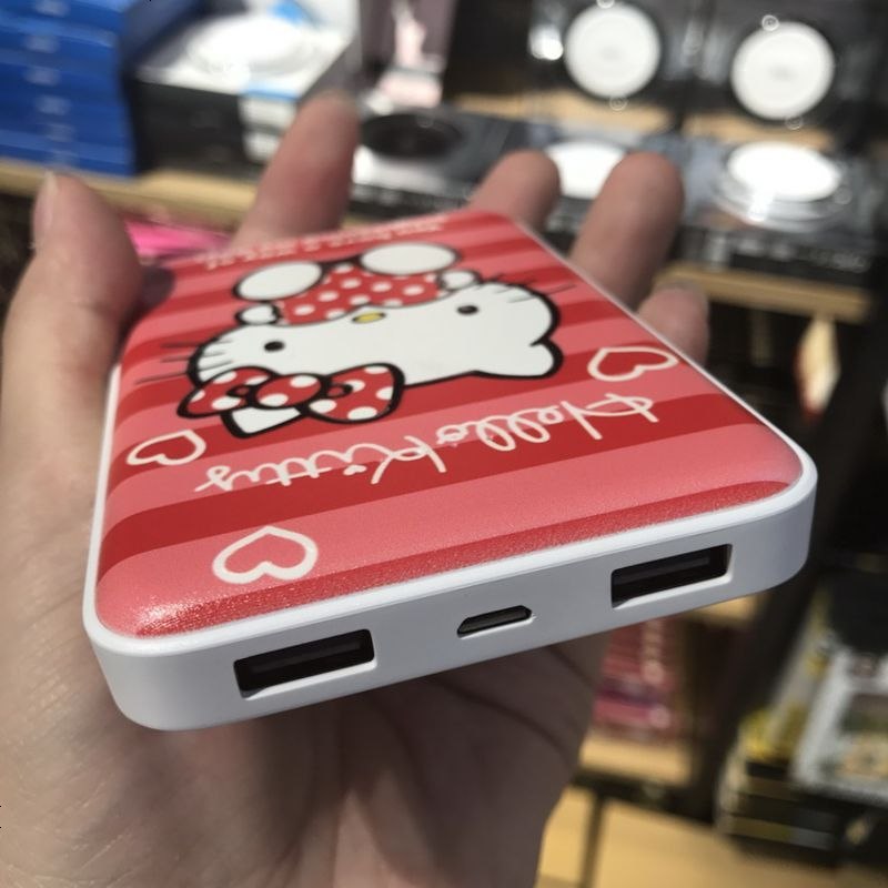nk卡通充电宝苹果安卓手机移动电源 12000毫安 hellokitty凯蒂猫