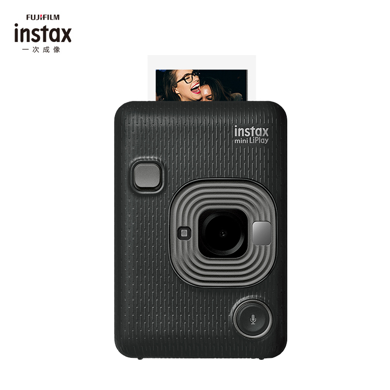 [数模来袭]富士(FUJIFILM)instax mini LiPlay深空灰 立拍立得胶片相机 套餐四(含60张相纸)高清大图