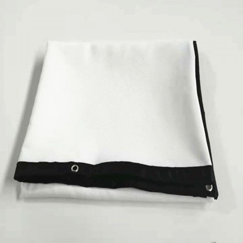 高清便携投影机幕布投影仪幕布简易可折叠家用办公学校电影幕布 72寸16:10电影布送包包 软幕