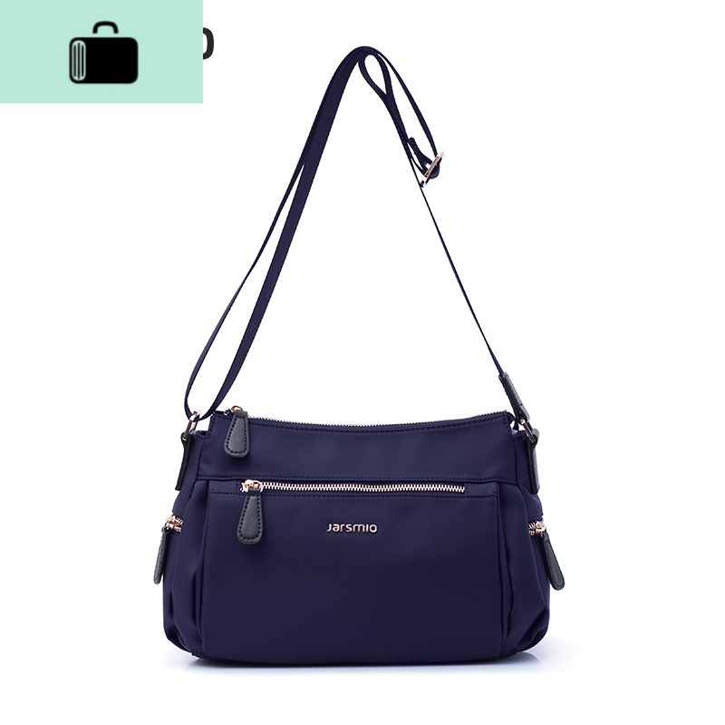 2020新款牛津布斜挎包女简约尼龙女包百搭中年妈妈帆布女单肩包new