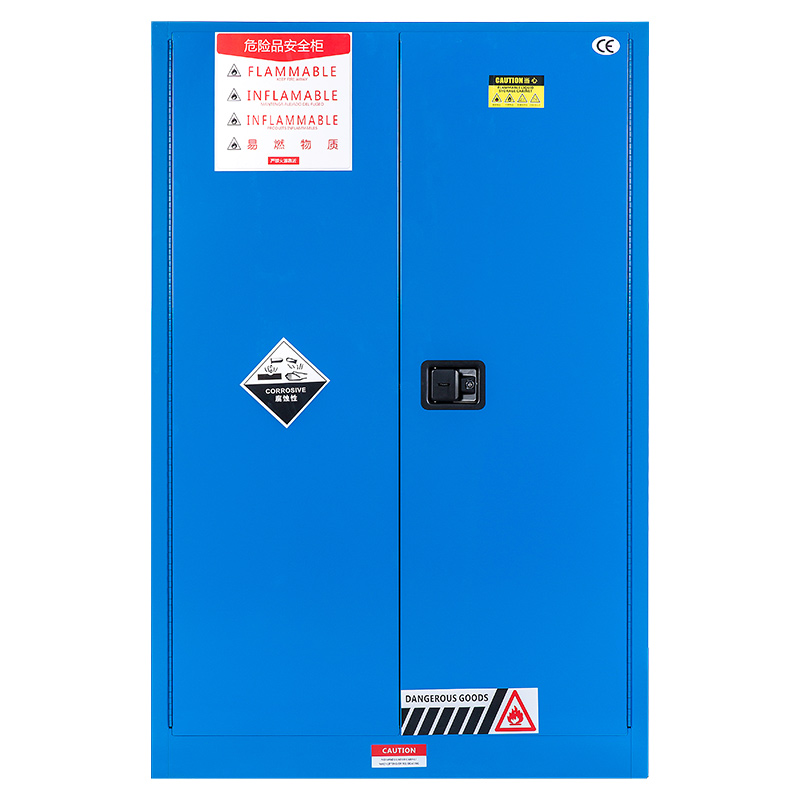 臻远zyaqg-b90工业安全柜防爆柜化学品实验柜可燃液体存储柜 90加仑蓝色