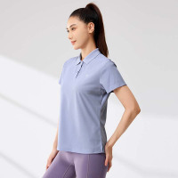 361°翻领T恤女夏季新款速干瑜伽健身运动服女士透气轻薄POLO衫662524105V