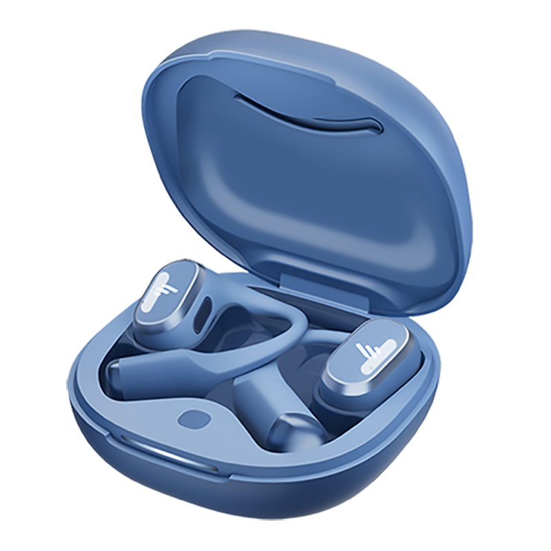 EDIFIER/漫步者Comfo Solo蓝牙耳机挂耳式气传导不入耳开放式运动跑步专用2024新款 碧落蓝高清大图