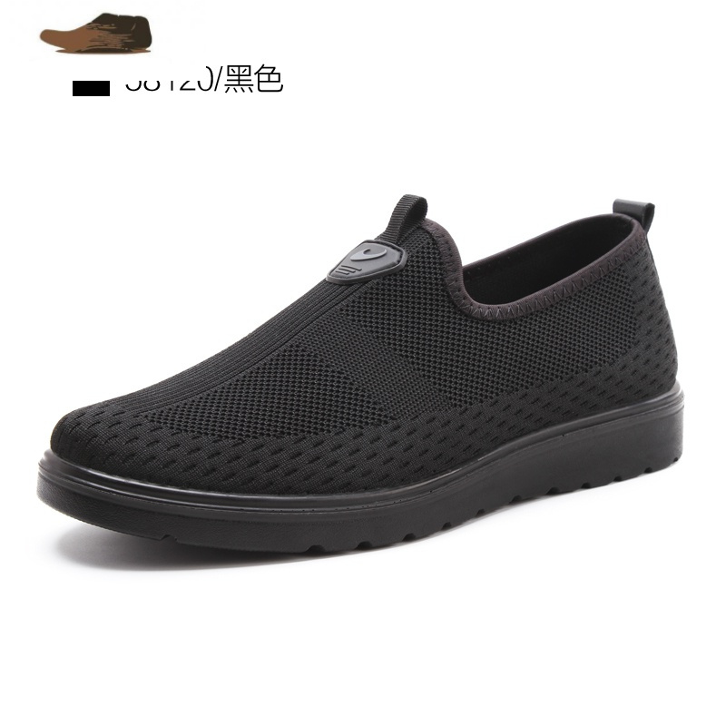 Ideamini老北京布鞋男春季中老年人软底透气休闲爸爸鞋一脚蹬懒人鞋休闲鞋