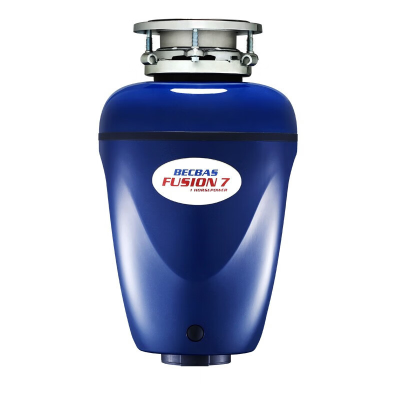 【新品】贝克巴斯垃圾处理器F7emc 磁感应开关水槽食物垃圾处理器家用厨房厨余粉碎机心安开关免打孔