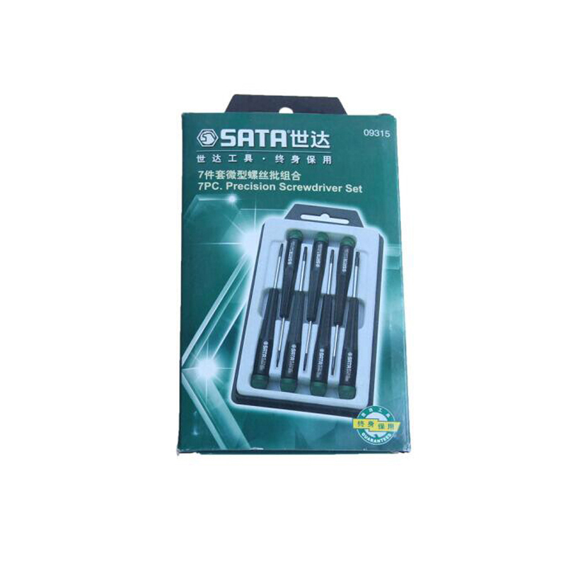 工具库 世达SATA 7件套微型螺丝批组套 09315