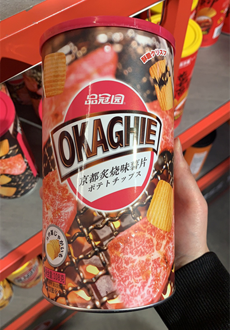 品冠园波浪薯片京都炙烧味 108g