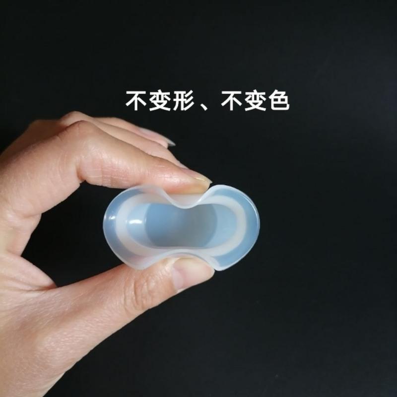 10个白色独立包装 10只独立包装全软硅胶洗眼杯福瑞达萱肌蜜小林洗眼液通用洗眼盖子