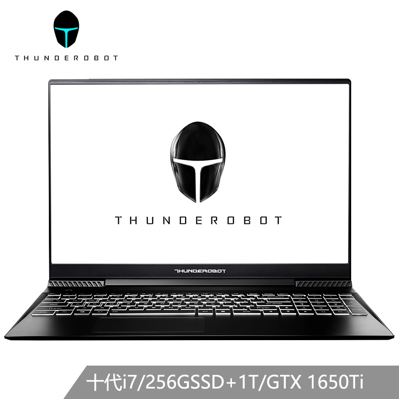 雷神(ThundeRobot) 911Air星战三代(十代i7-10750H 8GB 512GB+1TB GTX1650Ti )15.6英寸轻薄本窄边框设计发烧游戏笔记本电脑定制版