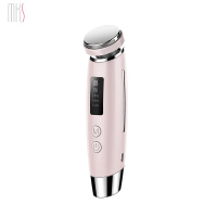 美克斯（MKS）NV8529 美容仪器超声波美容仪家用脸部按摩洗脸仪清洁导出导入仪按摩仪器 粉色