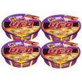 日清(NISSIN) UFO飞碟炒面铁板色拉鱿鱼风味 123g/碗 4碗装