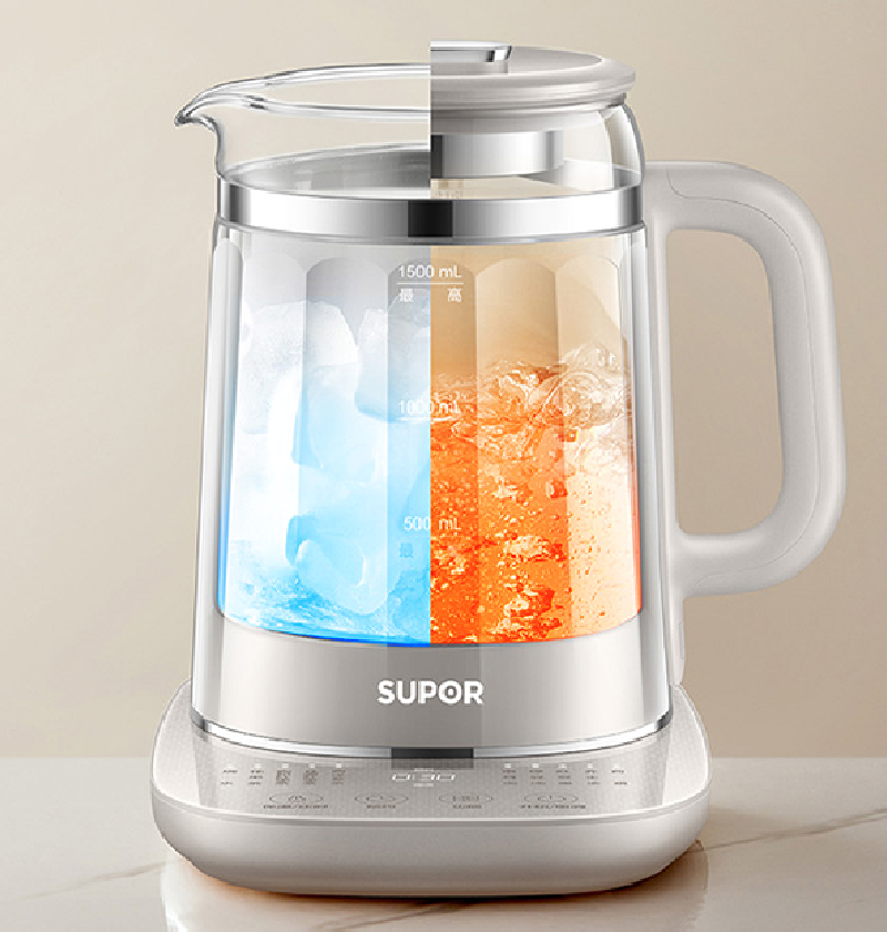 苏泊尔智能预约养生壶SW-15Y20 高硼硅玻璃底盘加热高清大图
