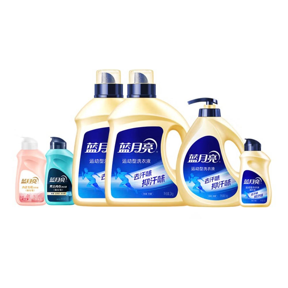 蓝月亮清爽一夏礼包81001009(运动洗+运动泵+内衣洗+男士内衣洗)5