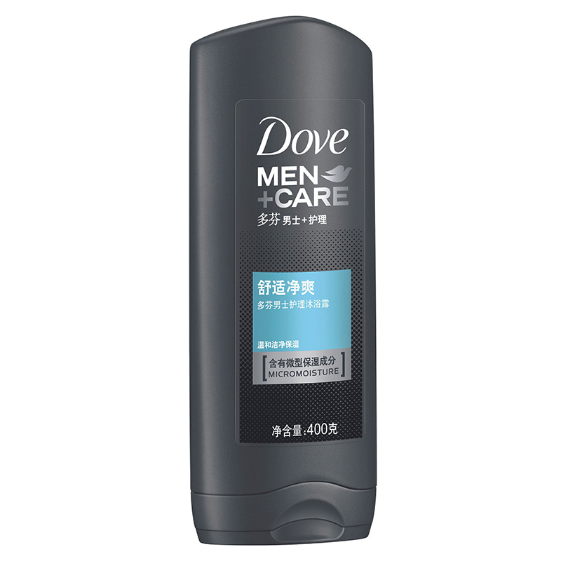 多芬(Dove) 男士+护理 舒适净爽沐浴露 400g[联合利华]