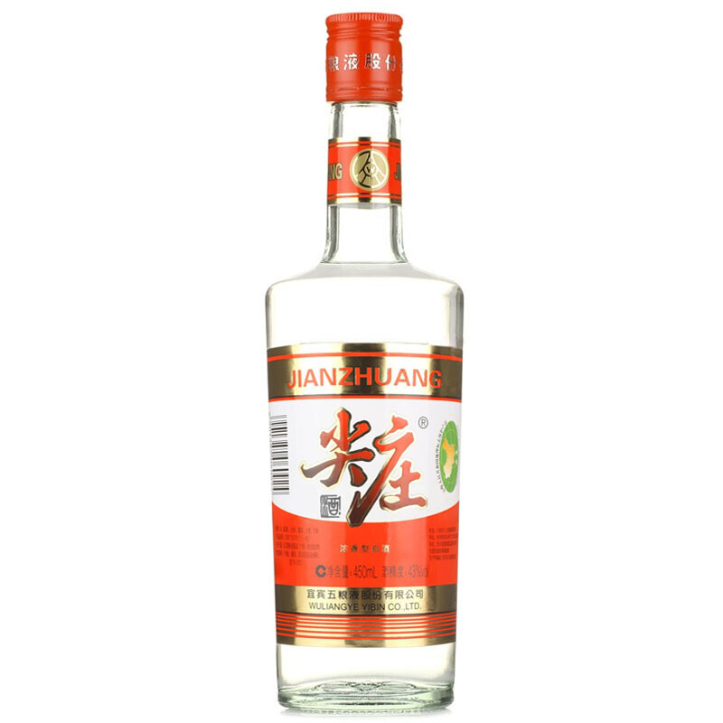 苏糖 五粮液系列 43° 浓香型白酒 尖庄 450ML*12瓶整箱装