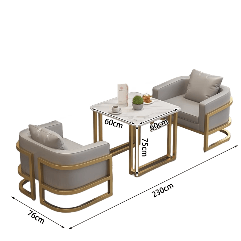 亿洛莱 沙发1+1+茶几 76*64*70cm 套高清大图