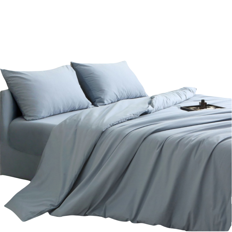 铭思沃四件套床笠款1.5m床 蓝 套高清大图