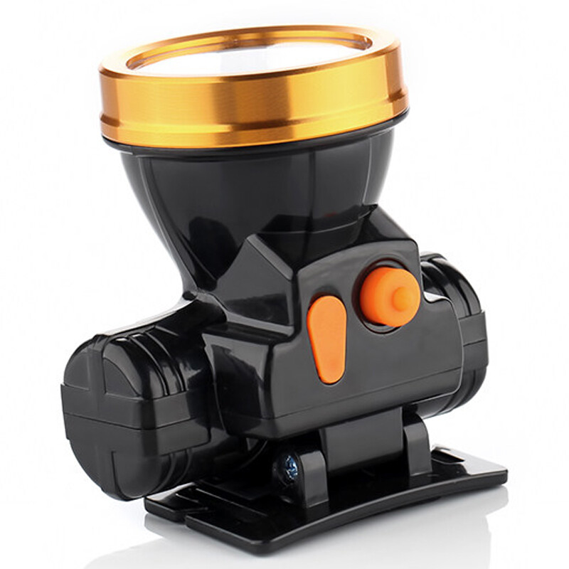 LED锂电强光远射户外头戴手电筒矿灯迷你款便携高清大图