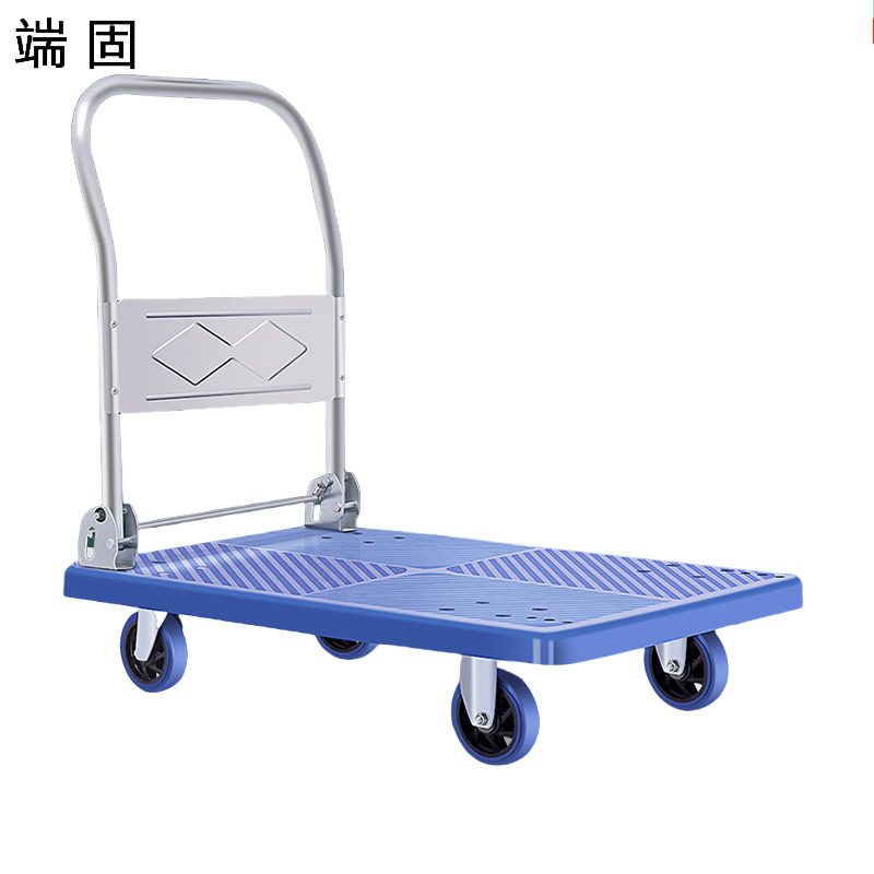 端固 承重型平板车手推车 88*58cm 底盘带钢梁承重600斤 5E-88/个高清大图
