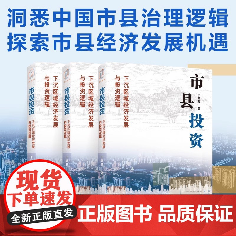 市县投资 下沉区域经济发展与投资逻辑 读懂中国市县 才能读懂中国 一书洞悉中国市县治理与投资模式 探索市县投资新机遇高清大图