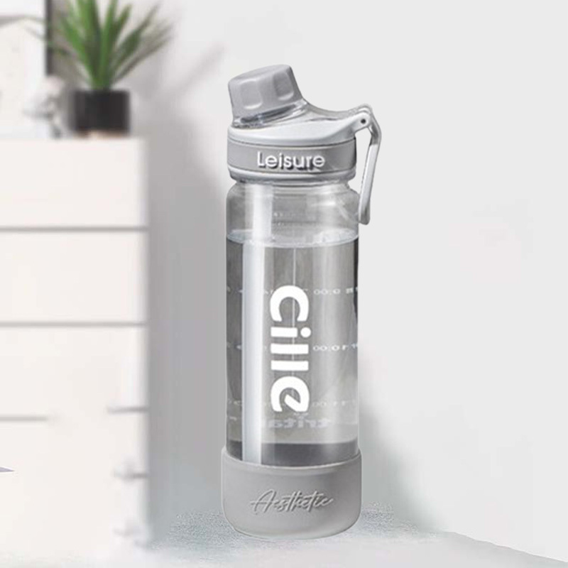 希乐水杯780ml大容量便携吸管杯合金灰XL-2519-780高清大图