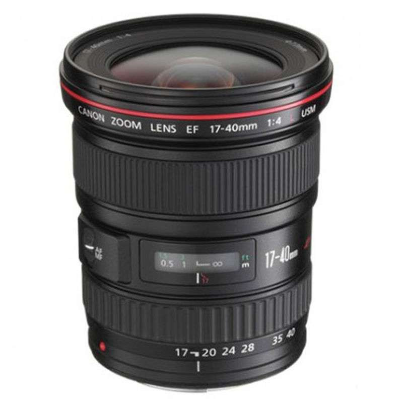 佳能(Canon)EF 17-40MM F/4L USM广角变焦镜头(7片光圈 77mm滤镜)