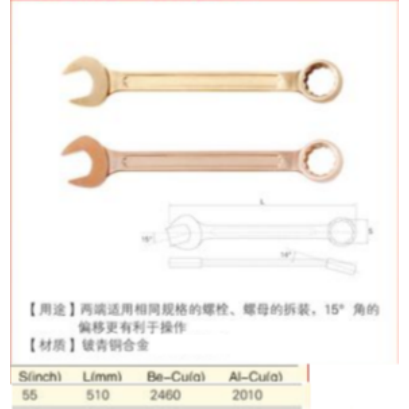 四凯 两用扳手SK-OS-054 把高清大图