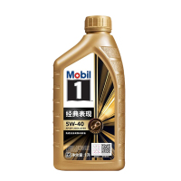 正品美孚(Mobil)1号经典表现5W-40金美SP先进全合成机油汽车保养小金美