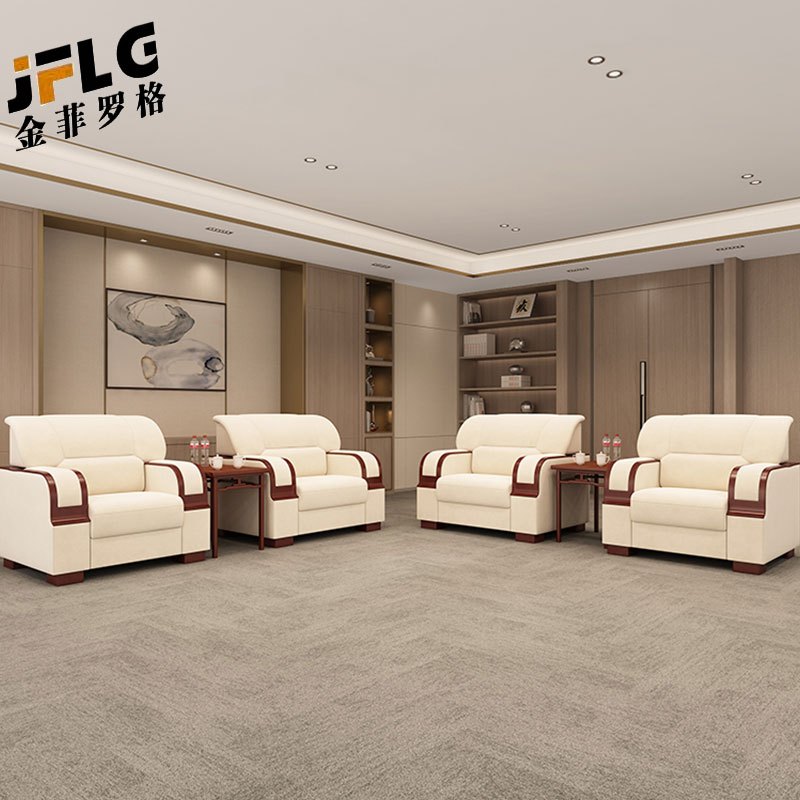 金菲罗格 新中式简约贵宾室接待沙发高清大图