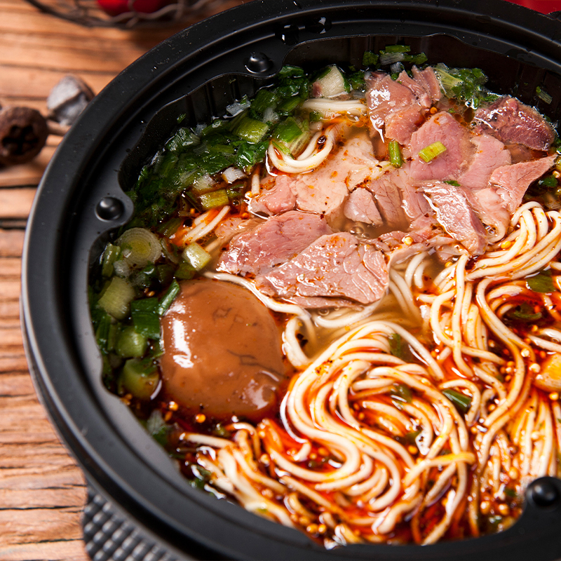 自热牛小捞5犟兰州牛肉面*1碗 拌粉拌面面条米线方便面方便速食零食
