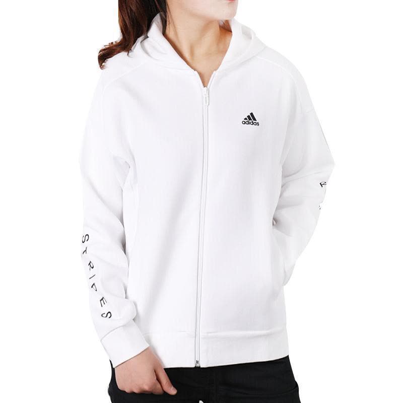 Adidas阿迪达斯女装夏季新款运动服休闲时尚针织夹克外套DV0782 S图片