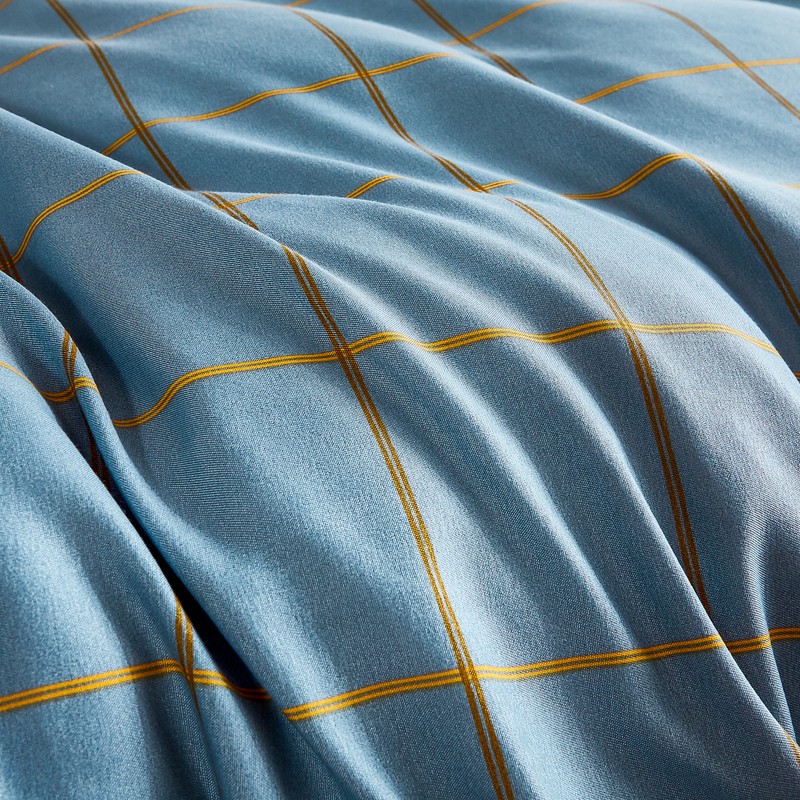 缎暮 水洗棉棉花被180x220cm/6斤 条高清大图