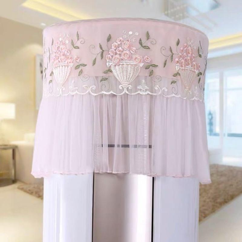 空调罩新款圆柜机空调套美的格力圆形通用立式空调防尘罩开机不取