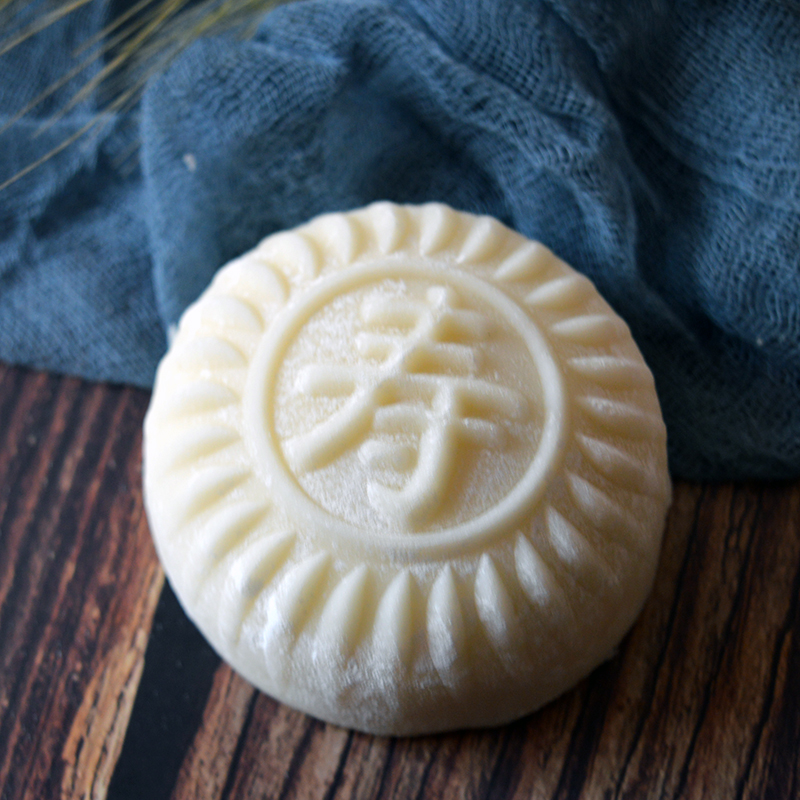 敬平(JING PING)立体凹底加深豆沙花样蒸馒头苏式月饼馍家用青团烘焙木质模具 加深云朵深2.5cm榉木高清大图