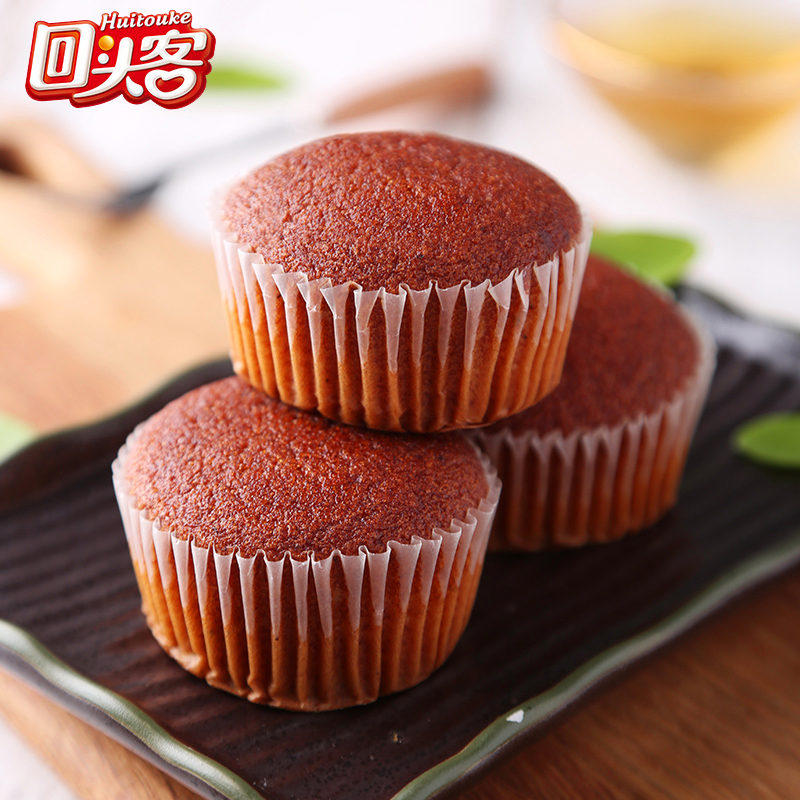 回头客枣泥蛋糕原味散装1000g 早餐零食红枣糕点面包点心整箱