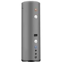 美的（Midea）空气能热水器家用200升KF66/200L-MH(E2)蓝钻内胆速热型分体机热泵适合3-4人防漏电