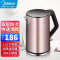 美的(Midea) MK-HJ1510a电热水壶304不锈钢自动断电家用 1.5L容量防干烧 国产温控器 不锈钢色烧水壶