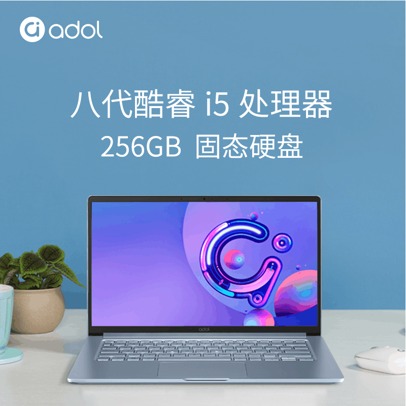 华硕（ASUS）a豆 (adol) MX150-2G满血版13.3英寸IPS四面窄边框轻薄本 超极本 笔记本电脑 八代 i5-8265U 8G 256GB 皓月银/玫瑰金 官方标配图片