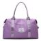 紫色 小号 大容量女旅行包短途包包健身手提袋待产包收纳袋子轻便帆布行李包