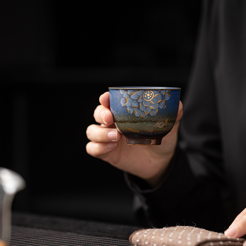 苏氏陶瓷(SUSHI CERAMICS)遇见敦煌祥荷主人杯个人杯品茗杯套装